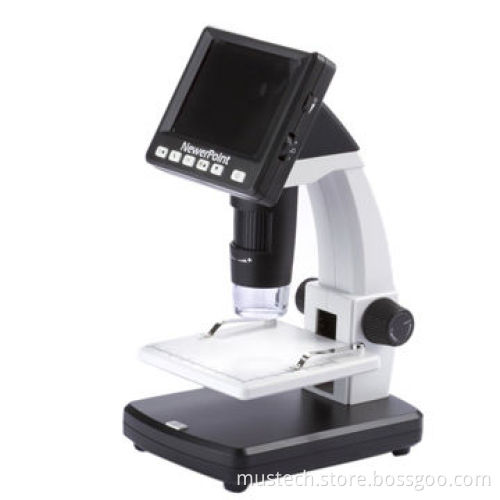 High quality TV output 500x USB digital microscope, still capture resolution 12M VGANew